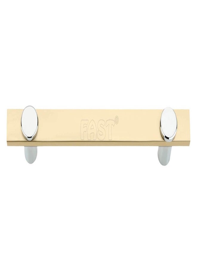 FAST CPA02 Guaranteed Chrome Plated & Hard Gold Anodize Cabinet Pull Handle for All Type Door and Drawer 2pcs (128MM Hole to Hole) - Image 2